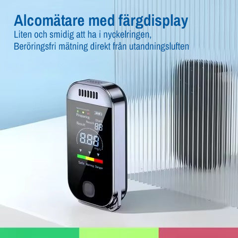 Alkomätare att bära i din nyckelring - Beröringsfri