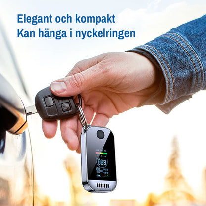 Alkomätare att bära i din nyckelring - Beröringsfri